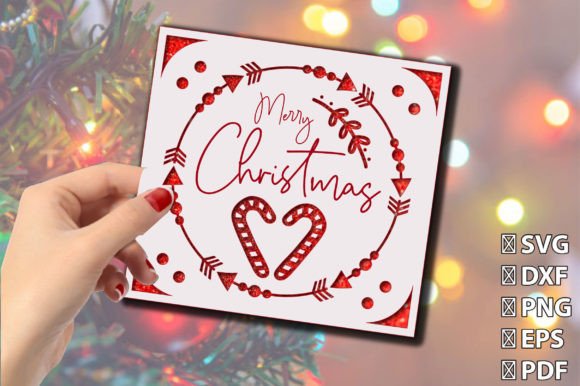 3D Christmas Insert Card Paper Cutting