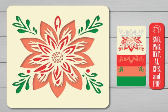 3D Layer Flower SVG Cut File Decor