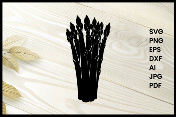 Asparagus Silhouette Illustration Review for Real Projects