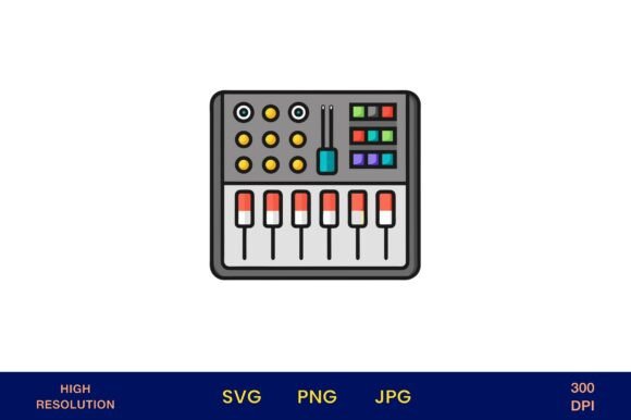 Audio Mixer Console Icon