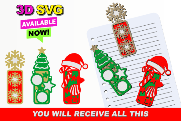Christmas Book Marks
