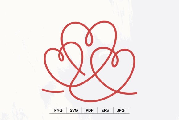 Continuous Heart Line Art SVG Review for Real Embroidery Projects
