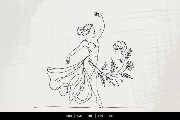Dancing Woman Line Art SVG: A Designer’s Practical Take