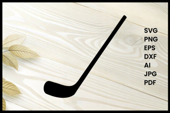 Ice Hockey Stick Silhouette Illustration Review