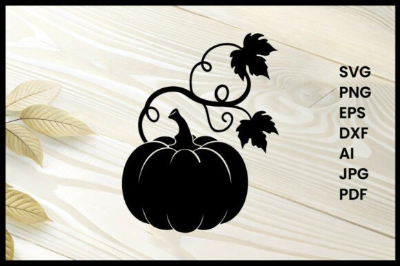 Pumpkin on Vine Silhouette Illustration: A Designer’s Real-World Review