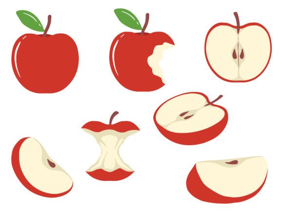 Red Apple Fruit Illustration Embroidery Review