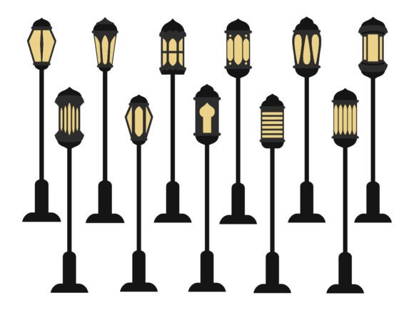 Street Light Pole Illustration