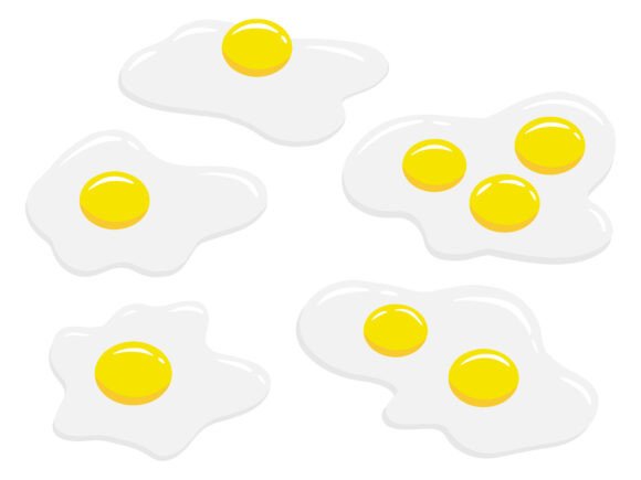 Sunny Fried Egg Illustration